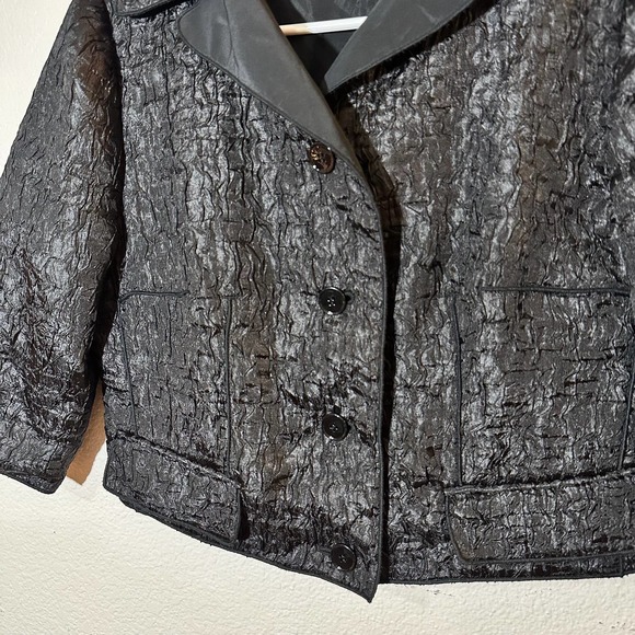 Dolce and Gabbana Silk Blend Cropped Jacket Size 42 Made in Italy - Picture 3 of 5